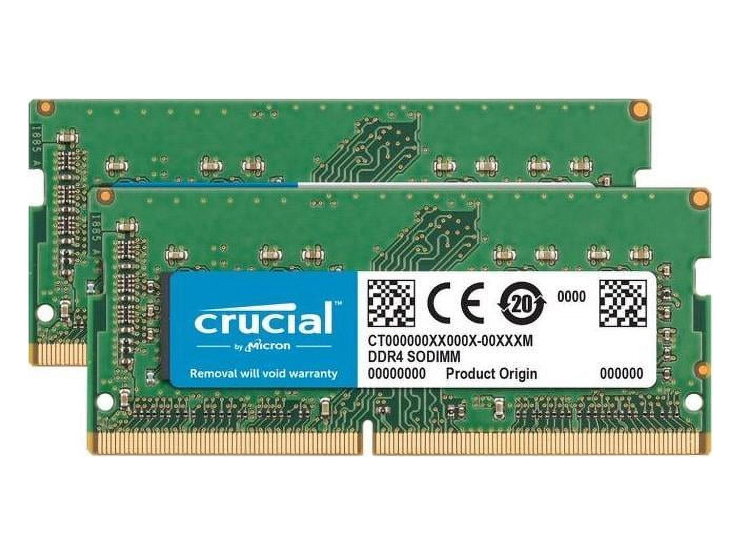 Crucial 64GB [2 x 32GB] DDR4 SDRAM Memory Kit (ct2k32g4s266m