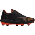 thumbnail image 2 of New Balance Men's Fuel Cell 4040V6 Low Molded Baseball Cleats Black/Orange D 12.5, 2 of 6