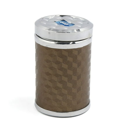 - Brown Shell Blue Light Smoke Ashtray Ash Cylinder Holder Cup