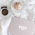 thumbnail image 4 of Vinyl Wall Art Decal - XOXO - 3" x 6" - Trendy Kisses & Hugs Quote Heart Design Sticker For Bedroom Mirror Notebooks Laptops Mugs Thermos Cars Bumper Valentine's Day Decor, 4 of 4