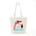 thumbnail image 6 of CafePress - Living The Good Life Tote Bag - Unisex Canvas Tote Bag, Beige, 1-Piece, 6 of 7