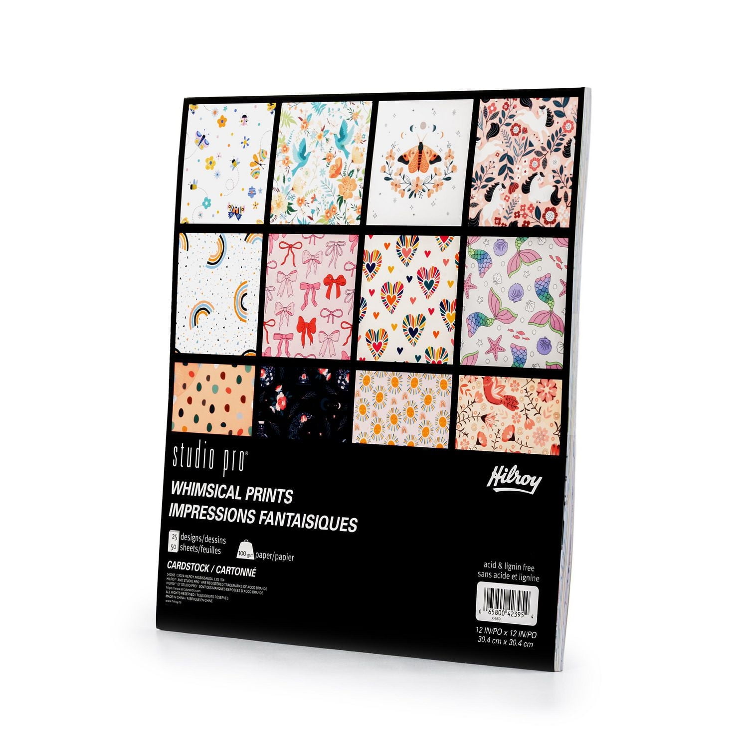 Hilroy® Studio Pro® Mystical Cardstock 12x12 50ct, Cardstock