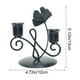 thumbnail image 3 of Candelabro de hierro forjado | Portavelas decorativo de estilo europeo | Artesanía en metal inoxidable | Ambiente romántico a la luz de las velas para el hogar, dormitorio, cafetería o restaurante, 3 of 6