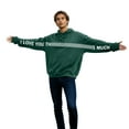 thumbnail image 5 of Love Hoodies for Men Women 2026 Trendy Long Sleeve Valentines I Love You This Much Sweatshirt with Pockets for Couples, 5 of 6