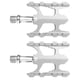 thumbnail image 1 of Ultralight Pedal Aluminum Alloy Bike Pedal Foldable Bike Pedal Accessory (Silver), 1 of 4