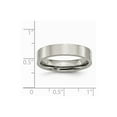 thumbnail image 6 of Titanium Flat 5mm Polished Band Size: 5; for Adults and Teens; for Women and Men, 6 of 6