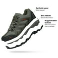 thumbnail image 4 of NORTIV 8 Men's Low Top Waterproof Hiking Shoes Trekking Trails Outdoor Work Shoes Army/Green/Black/Orange Size 10.5, 4 of 5