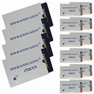 credit card sleeves walmart Uxcell RFID Blocking Sleeves Aluminum Identity Theft Prevention Credit Cards Secure Protector Holders Sleeves for NFC Purses Black
