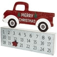 thumbnail image 4 of Northlight Merry Christmas Truck Wooden Advent Calendar - 9", 4 of 6