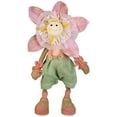 thumbnail image 2 of Spring Floral Sitting Sunflower Girl Decorative Figure - 15.5" - Pink and Green, 2 of 8