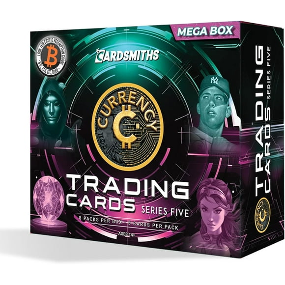 Cardsmiths Currency Series 5 Trading Cards Mega Box - 8 Packs