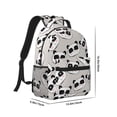 thumbnail image 2 of Yiaed Cute Panda Print School Backpack College Backpack Daypacks for Students High School Spacious and Durable Daypack for Work and Travel-One Size, 2 of 6