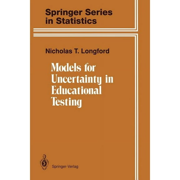 Springer Statistics Models for Uncertainty in Educational Testing, (Paperback)