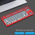 thumbnail image 1 of Kit de teclado mecánico de 87 teclas, semiacabado, luz blanca, intercambiable en caliente, con cable, para juegos de deportes electrónicos, oficina, 1 of 4