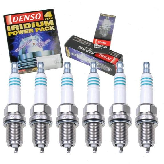 6 pc DENSO Iridium Power Spark Plugs compatible with Chrysler Town & Country 4.0L V6 2010