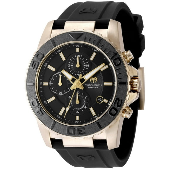 Technomarine Sea Chronograph Quartz Black Dial Men's Watch TM-725003