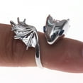 thumbnail image 2 of Punk Dragon Ring Personalized Copper Jewelry With Adjustable Inner Size For Men And Women Gift Box Ships Today, 2 of 4