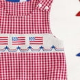 thumbnail image 3 of JUMEYU Fourth of July Baby Girl Bodysuit Newborn Baby Girls Romper Jumpsuit Infant Girl Summer 0 3 6 9 12 18 24 Months (Red,12-18 Months), 3 of 5