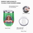 thumbnail image 3 of GZHJMY 1 Pcs Egg Cup, Superbowl Sport Poster 304 Stainless Steel Vacuum Insulated Cup, U-Shaped Red Wine Cup Eggshell Cup, 3 of 6