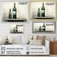 thumbnail image 4 of Designart "Classic American Beauty Green Car on Meadow" Transportation Wall Art - Modern Green Car Old American Bedroom Canvas Wall Art, 4 of 4