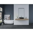 thumbnail image 6 of Altair 16 in. Square Black Finish Ceramic Bathroom Vanity Sink, 6 of 13