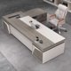 thumbnail image 4 of Organizer Conference Office Desk Study Computer Reception Executive Office Desk Desktops Standing Bureau Meuble Home Furniture My Lux Decor Round, 4 of 12