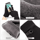 thumbnail image 4 of Guantes de invierno para hombre, resistentes al viento, cálidos, con forro polar, Luokou, para montar al aire libre, de piel de conejo, de terciopelo, para deportes, ciclismo, pantalla táctil, de moda, 4 of 6