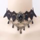thumbnail image 3 of Gargantilla Neckalce, collar victoriano, collar de encaje negro, collar Gargantilla collar, colgante de encanto, accesorios de Halloween Salvador Gargantilla Neckalce, 3 of 7