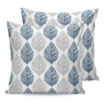 thumbnail image 7 of Outdoor Throw Pillow Cover Modern Minimalist Leaf Texture Waterproof Cushion Covers 2 Pack Watercolor Leaves Plant Pillow Cases Home Decoration for Patio Garden Couch Sofa, 7 of 7