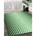 thumbnail image 3 of Ahgly Company Machine Washable Indoor Square Transitional Medium Forest Green Area Rugs, 4' Square, 3 of 7