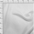 thumbnail image 2 of oneOone Cotton Silk Dusty Gray Fabric Small Motif Geometric Fabric for Sewing Printed Craft Fabric by The Yard 42 Inch Wide, 2 of 4