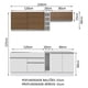 thumbnail image 3 of Cocina Integral Modular Madesa Glamy BM 03, 3 of 5