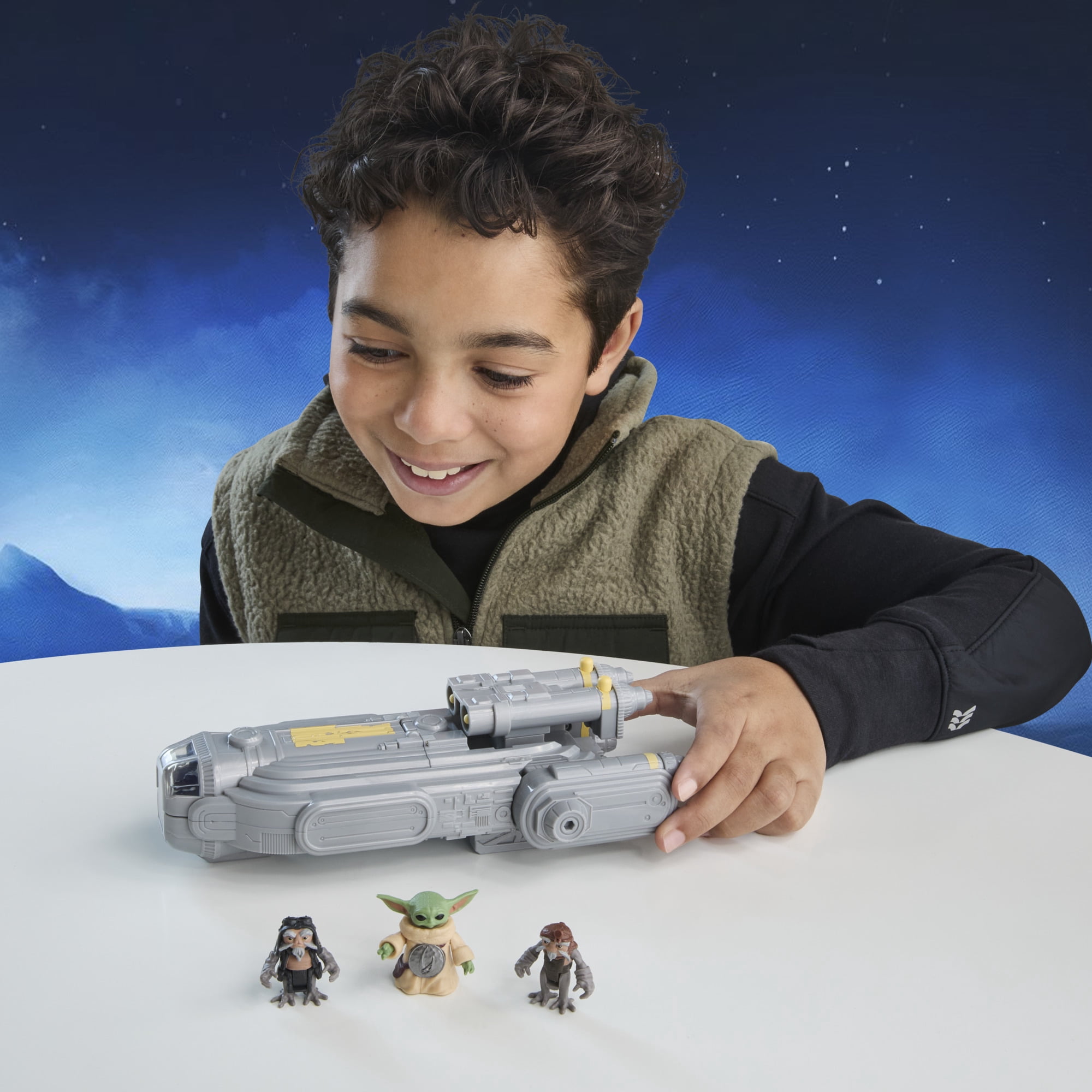 Star Wars ActionVerse Grogu & Anzellans Starship