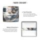 thumbnail image 5 of Fotbe Majestic Snowy Wolf Porta Pañuelos Decorativo de Cuero, Caja Cuadrada Moderna para Pañuelos Faciales, Organizador y Dispensador 5x5x5'', 5 of 7