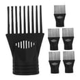 thumbnail image 6 of FRCOLOR 6pcs Hair Dryer Comb Attachment Blow Dryer Nozzle Replacement Universal Hair Dryer Attachments For Salon Home Use, 6 of 8