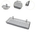 thumbnail image 6 of WeiLaiKeQi Wire Hanging Storage Basket Rustic Storage Rack for Bathroom Balcony Kitchen black, 6 of 9