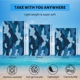 thumbnail image 5 of GZHJMY Beach Towel for Women Girls, Military Camouflage Texture Khaki Print Background Bath Towel, Oversized Lightweight Sport Towel, 31x71 Inch, 5 of 7