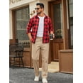 thumbnail image 4 of COOFANDY Mens Casual Pants Cotton Classic Fit Stretch Chino Pant Khaki Lightweight Work Dress Slacks, 4 of 6