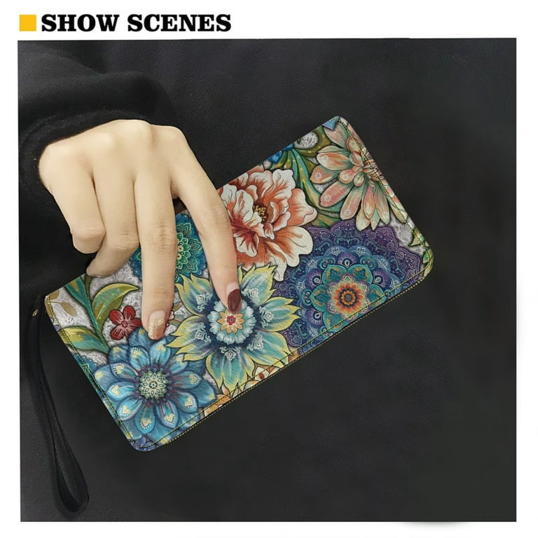 Women Wallets Butterfly Lady Purses Cards Holder Short Flower Coin Purse  Clutch Woman Wallet Girls Fold Mini Money Bags Pockets