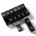 thumbnail image 4 of Coofit Week Pill Case Plastic: 7 Day 2 Times A Day Fish Oil Organizer Vitamin Container, 4 of 8