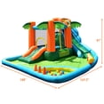 thumbnail image 2 of Costway Inflatable Bounce House Kids Water Splash Pool Dual Slide Jumping Castle w/ Bag, 2 of 7