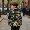 thumbnail image 5 of Bulopur Dinosaur Kids Backpack for Boys Galaxy Print School Bag Lightweight Multi-Pocket Book Bag Gift for Son, 5 of 7