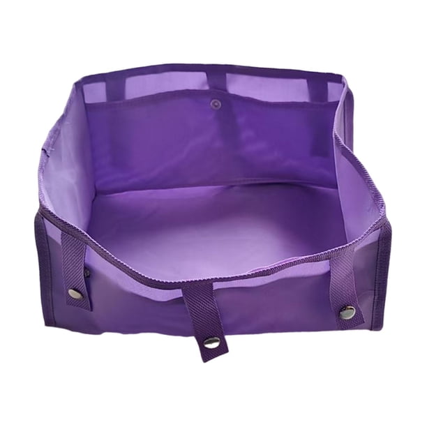 Bolsa para andador con ruedas, organizador colgante debajo del asiento para guardar el andador, ayuda para la movilidad Púrpura