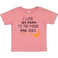 thumbnail image 3 of Inktastic I Love My Pops to the Moon and Back Boys or Girls Baby T-Shirt, 3 of 5