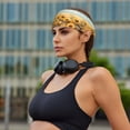 thumbnail image 4 of Sunflower Field Bliss Headbands for Women Men, Workout Elastic Sweat Band for Yoga Running Cycling Gym Exercise Non Slip Head Bands for Women's Hair, 4 of 5