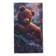 thumbnail image 1 of Balery Lazy Stone Bear Toalla de Microfibra Premium con Estampado – 27.5x16 pulgadas, Alta Absorción, Suave y Aterciopelada, Secado Rápido, 1 of 6