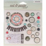My Minds Eye Cut & Paste Flair Decorative Brads 24/Pkg - Small