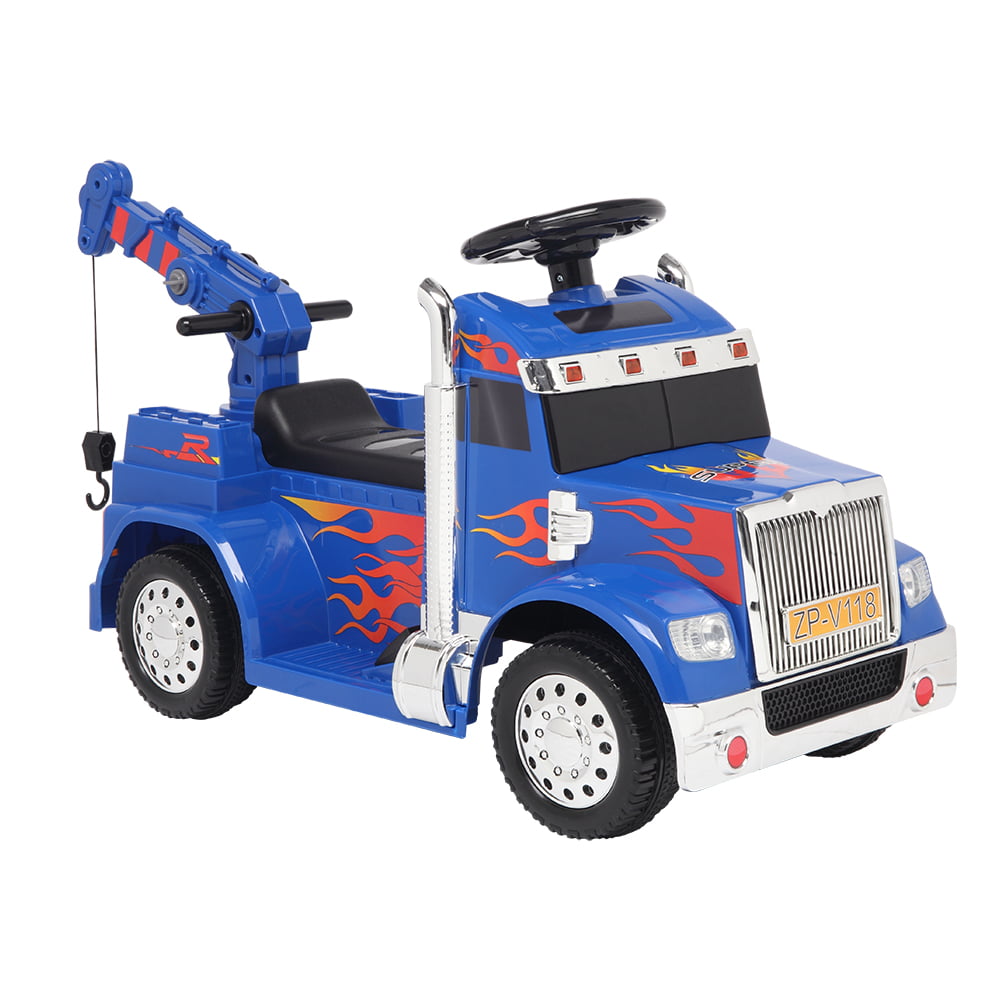 Small Crane, LEADZM Toy Crane Truck with 2.4G Remote Control, Lights ...