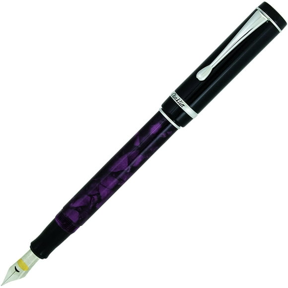 Conklin Duragraph Fountain Pen (Purple Nights) - Extra Fine Nib Fountain Pen, Purple Nights (CK71390:CK71397)