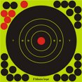 thumbnail image 4 of 50Pcs/Set Hunting Targets 8x8 Inch Self Adhesive Paper Reactive Splatter Targets Stickers,50 * Target sticker,green & black, 4 of 6